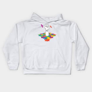 'Different Not Less' Autism Awareness Shirt Kids Hoodie